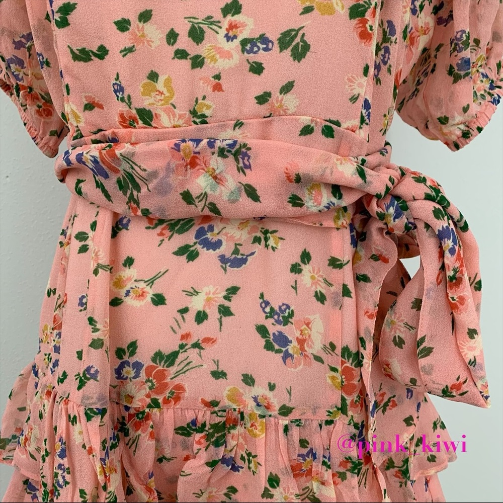 LoveShackFancy Kimbra Ruffle Floral Mini Dress - Picture 4 of 16